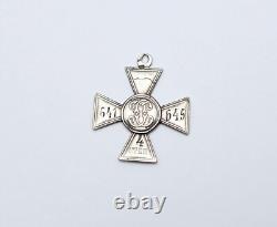 Russia Imperial Cross Of St. George Medal Order 641645 Sterling Silver