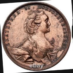 Russia St. Petersburg Academy of Art Prize Medal Bronze Empress Catherine II