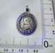 Russian Imperial 84 Silver Enamel Pendant Vladimir Icon & St Hermogenes Rare