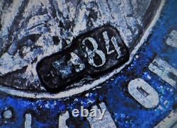 Russian Imperial 84 Silver Enamel Pendant Vladimir Icon & St Hermogenes Rare