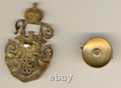 Russian Imperial Military order medal Badge of the1st Railroad Regiment (#1158)