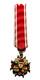 Russian Imperial Order of St Stanislaus Miniature Medal Gilt Enamel 18mm