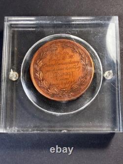 Russian Imperial Table Copper Medal 1896 Award for Horse Breeding. HISTORIC