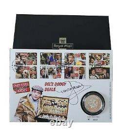 SIGNED BY DAVID JASON Only Fools and Horses Silver Medal Coin Royal Mail stamps