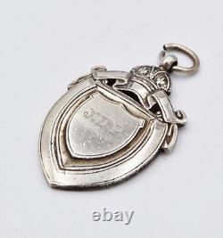 SUBMARINE FOOTBALL CUP CHINA 1925 STERLING SILVER FOB MEDAL Birmingham 1924