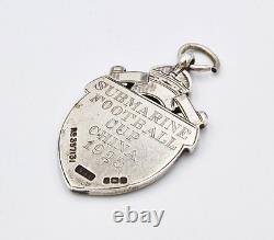 SUBMARINE FOOTBALL CUP CHINA 1925 STERLING SILVER FOB MEDAL Birmingham 1924