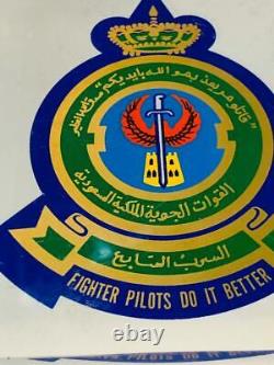 Saudi Arabia Royal Airforce 7 Squadron RSAF Plaque Medal Medallion Fighter Pilot