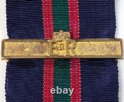 Scarce cased Royal Naval Volunteer Reserve Forces Decoration Medal 1959 dated