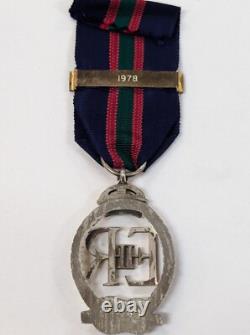 Scarce cased Royal Naval Volunteer Reserve Forces Decoration Medal 1959 dated
