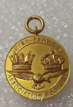 Scottish-1937 Royal Navy&Marines v Air Forces Football Association Gold medal