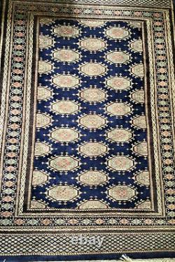 Semi Antique TRIBAL WOOL Rug ROYAL BOKHARA Carpet Hand-Knotted 4x6