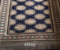 Semi Antique TRIBAL WOOL Rug ROYAL BOKHARA Carpet Hand-Knotted 4x6