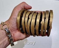 Set of 9 Bronze Medals Kings of Portugal Signed Historical Royal Collection