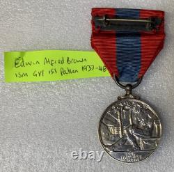 Silver George VI Imperial Service Medal 1937 -1948 pattern