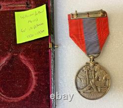 Silver George V Imperial Service Medal 1920-1930 pattern & presentation case