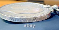 Silver George V Imperial Service Medal 1920-1930 pattern & presentation case