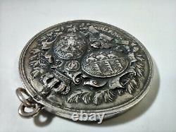 Silver Medal 25th Anny. Marriage King Charles I of Württemberg & Olga Romanov