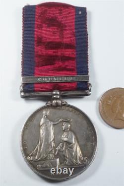 Silver Military General Service Medal Corunna J Brint Royal Waggon Train Gsm