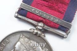 Silver Military General Service Medal Corunna J Brint Royal Waggon Train Gsm