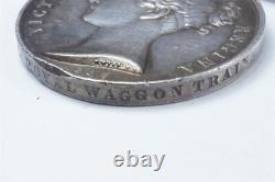 Silver Military General Service Medal Corunna J Brint Royal Waggon Train Gsm