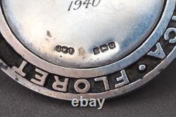 Silver Royal High School Edinburgh John Marshall Medal 1940 Hallmark 74g