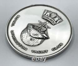 Silver Sailing Medal Vintage Lymington Royal Yacht Club