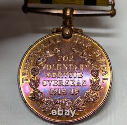 Sister Coupar Royal Red Cross for Salonika WW1 British Territorial War Medal