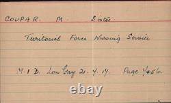 Sister Coupar Royal Red Cross for Salonika WW1 British Territorial War Medal