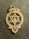 Small 10k Masonic Royal Arch Freemason Medallion Fratribus Honor Fidelitas 1.7g