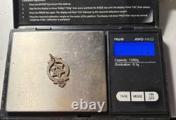 Small 10k Masonic Royal Arch Freemason Medallion Fratribus Honor Fidelitas 1.7g