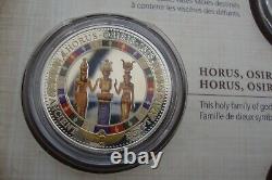 Solomon Islands 2$ Elizabeth II Fascination Ancient Egypt Sterling Silver Coins