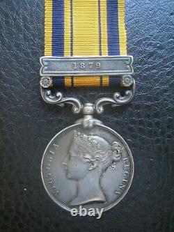 South Africa 1879 Medal N5 Battery Royal Artillery Zulu And 1st Boer Wars