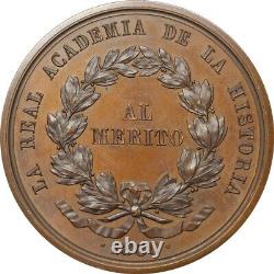Spain 1860 Medal Queen Isabel II Royal Academy of History Luis Marchionni