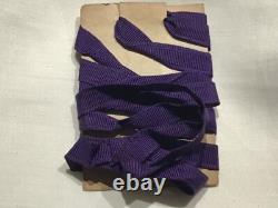 Sterling Royal Order Jester Medal Orig. Linen Original Leather Pouch Never Worn