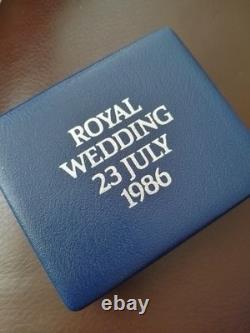Sterling Silver 1986 Royal Wedding Prince Andrew & Sarah Ferguson Medal COA 37g