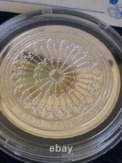 Sterling Silver 1986 Royal Wedding Prince Andrew & Sarah Ferguson Medal COA 37g