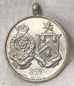 Sterling silver Great Britain Royal Fusiliers Sportsman's Battalion Medal c. 1915