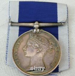 Superb Victorian Wide Suspension Royal Navy Marines Lsgc 21 Years Medal Kelly