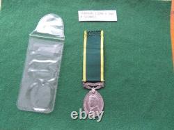 Territorial Efficient Service Medal To 5989188 Sigmn H Day Royal Signals