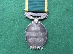 Territorial Efficient Service Medal To 5989188 Sigmn H Day Royal Signals