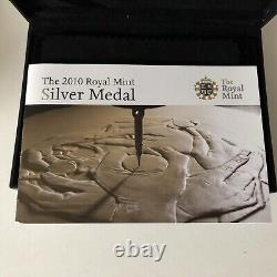 The 2010 Royal Mint Silver Medal by Gordon Summers Chief Engraver, Royal Mint