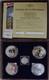 The Royal Baby Collection 4 Medallion Set Windsor Mint+2013 Australia $1 Silver
