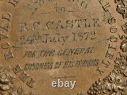 The Royal Horticultural Society Medal / 24 July 1872 / The Royal Mint