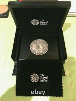 The Royal Mint St George and the Dragon 250g Silver Masterpiece Medal Stunning