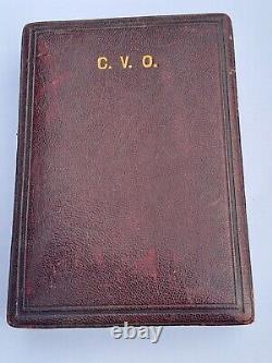 The Royal Victorian Order, Commander (c. V. O.) Original Medal Case
