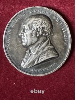 Thomas Andrew Knight Royal Horticultural Society President Silver Medal 1836 Thomas Andrew Knight Royal Horticultural Society President Silver Medal 1836