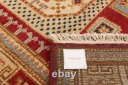 Traditional Hand-Knotted Medallion Carpet 4'7 x 6'7 Wool Area Rug