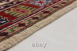 Traditional Hand-Knotted Medallion Carpet 4'8 x 6'5 Wool Area Rug