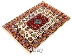 Traditional Hand-Knotted Medallion Carpet 4'8 x 6'8 Wool Area Rug