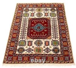 Traditional Hand-Knotted Medallion Carpet 5'6 x 7'9 Wool Area Rug